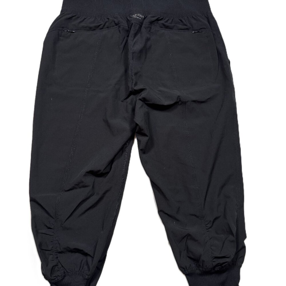 Calvin Klein performance stretch cropped leggings size XS Black moisture wicking - Picture 6 of 13